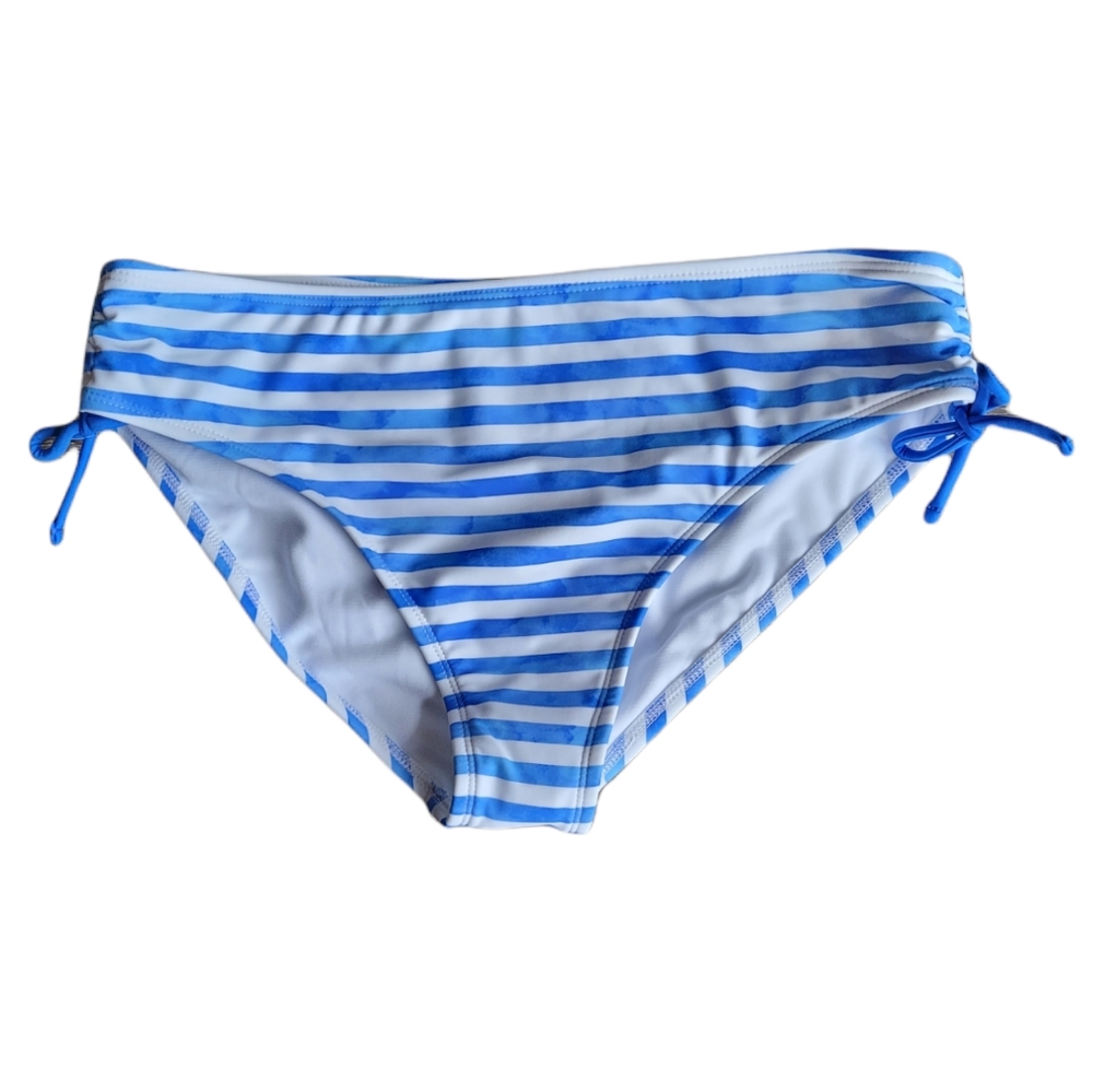 New ANGEL BEACH Stripe Bikini Swim Bottom Size 14.5/16.5 Plus